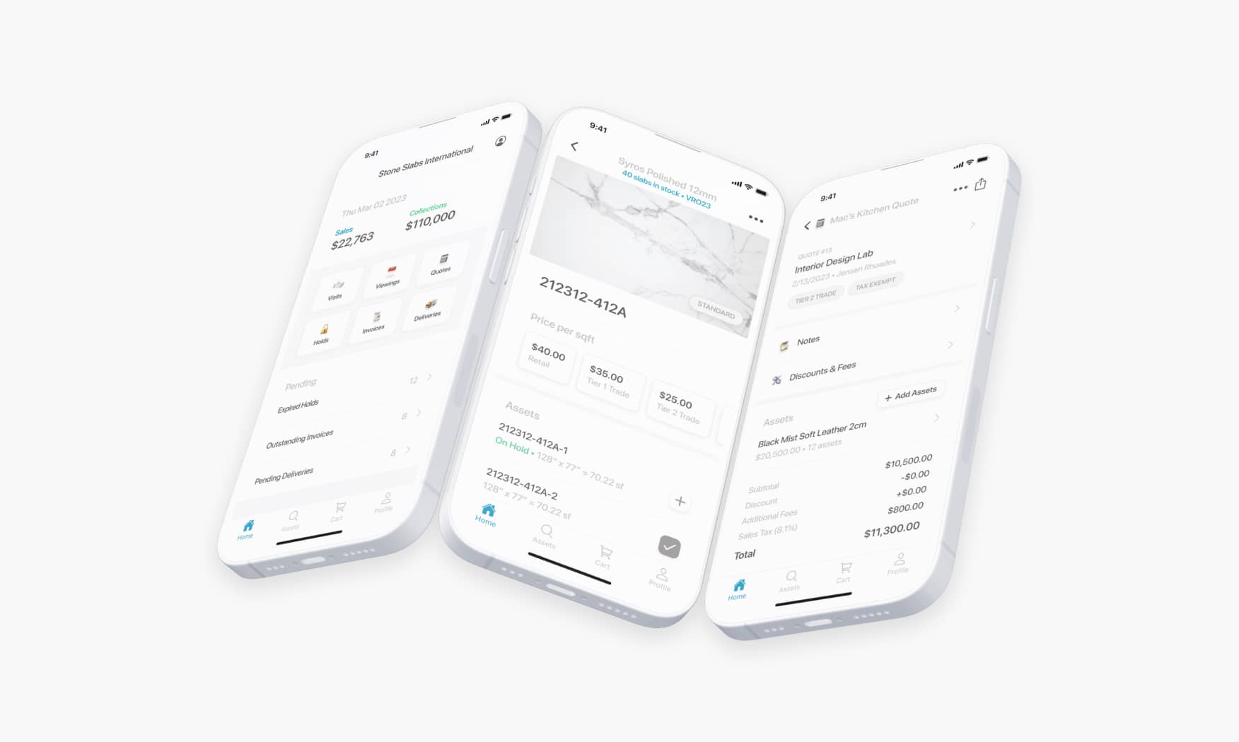 Slate ERP Mobile Design